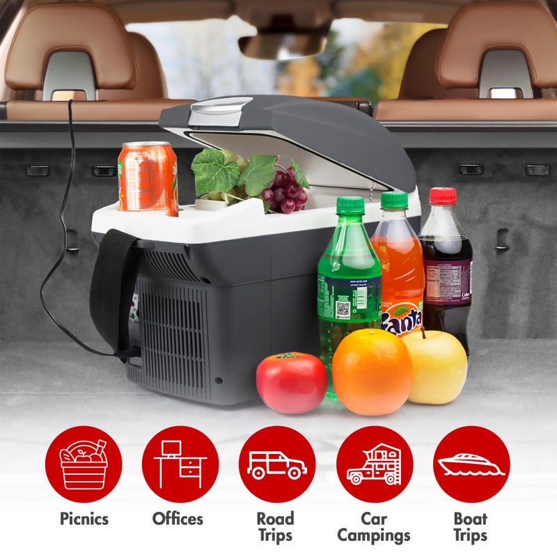 Wagan EL6206 12V 6 Quart Personal Thermoelectric, 6 Liter Capacity, Portable Electric Cooler Warmer with 12/24V DC, Small Fridge for Car, RV, and Camping Use, UL Listed - Image 4
